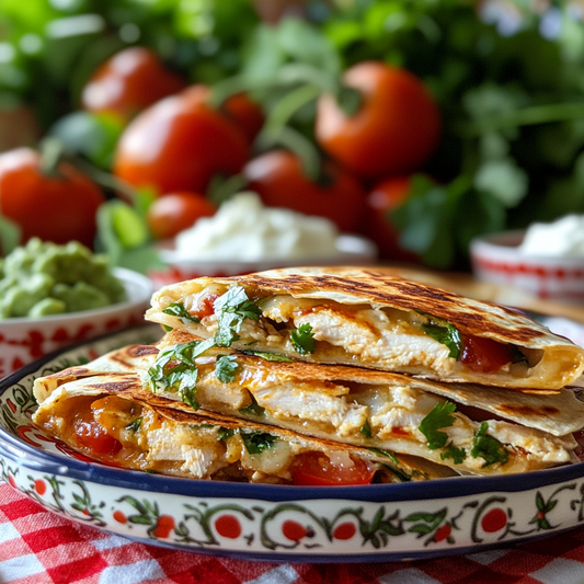 Classic Chicken Quesadillas