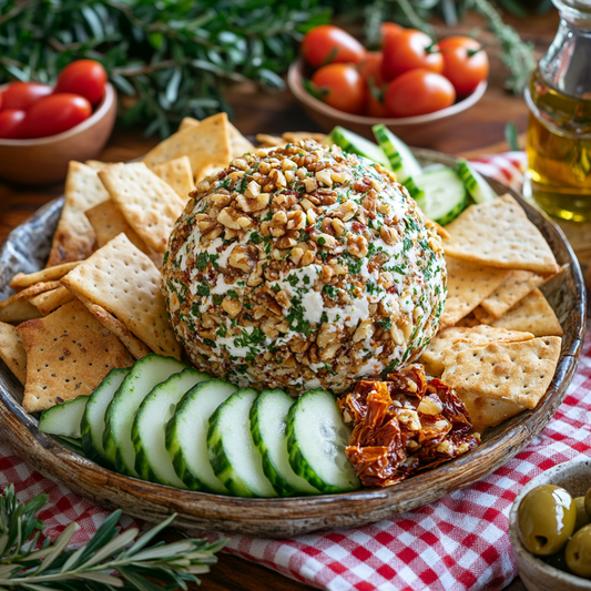 Mediterranean Feta Cheese Ball
