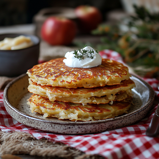 Savory Sauerkraut Pancakes Recipe