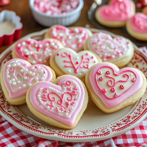 Valentine’s Heart Cookies