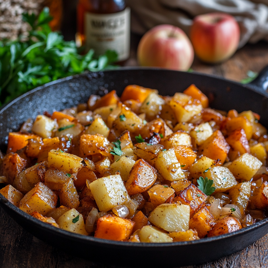 Sweet and Savory Potato Hash