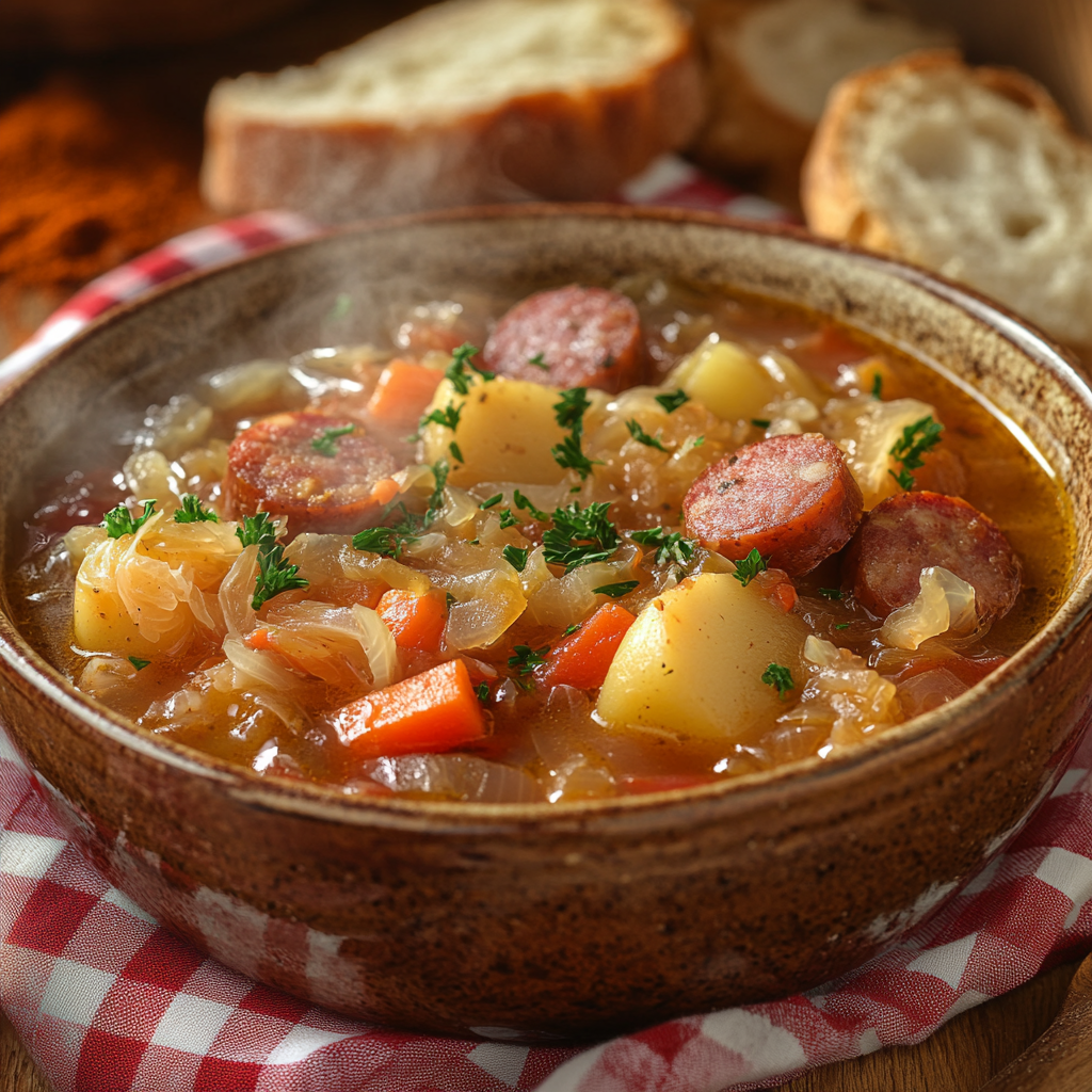 German Sauerkraut Soup Recipe