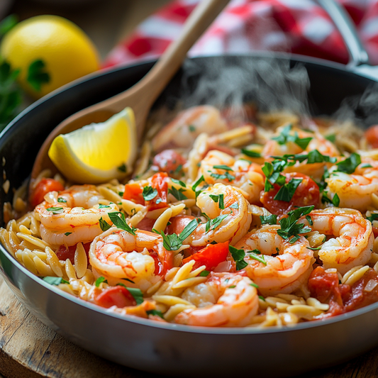 One-Pot Shrimp and Orzo