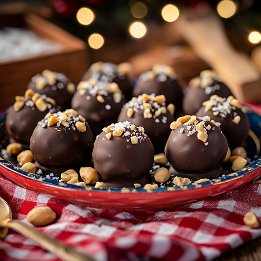 Chocolate-Coated Peanut Butter Candy Balls