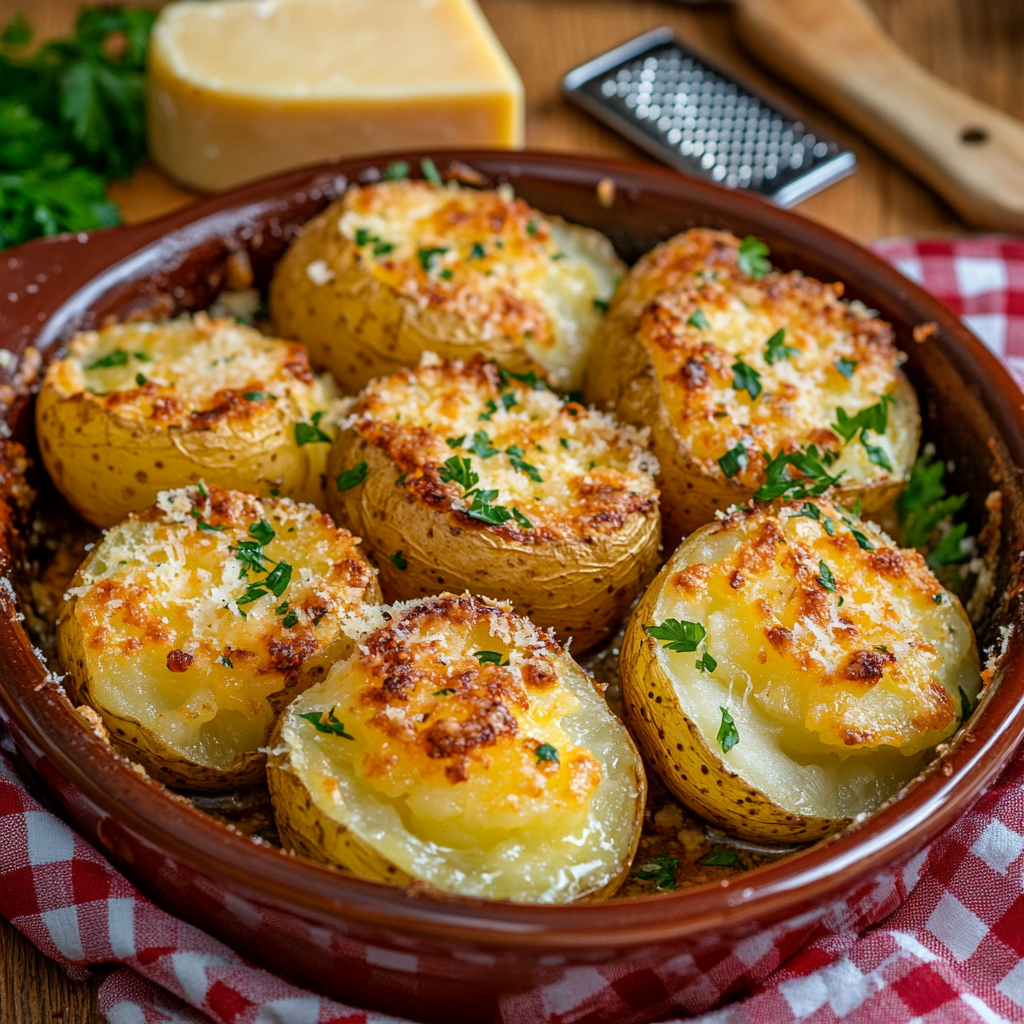 Crispy Parmesan Roasted Potatoes