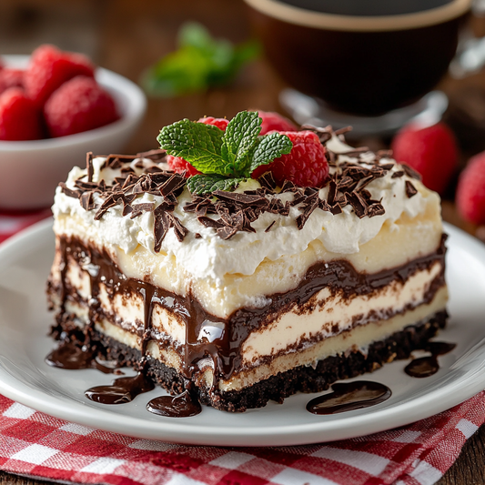 Dessert Lasagna Recipe with Garnishes