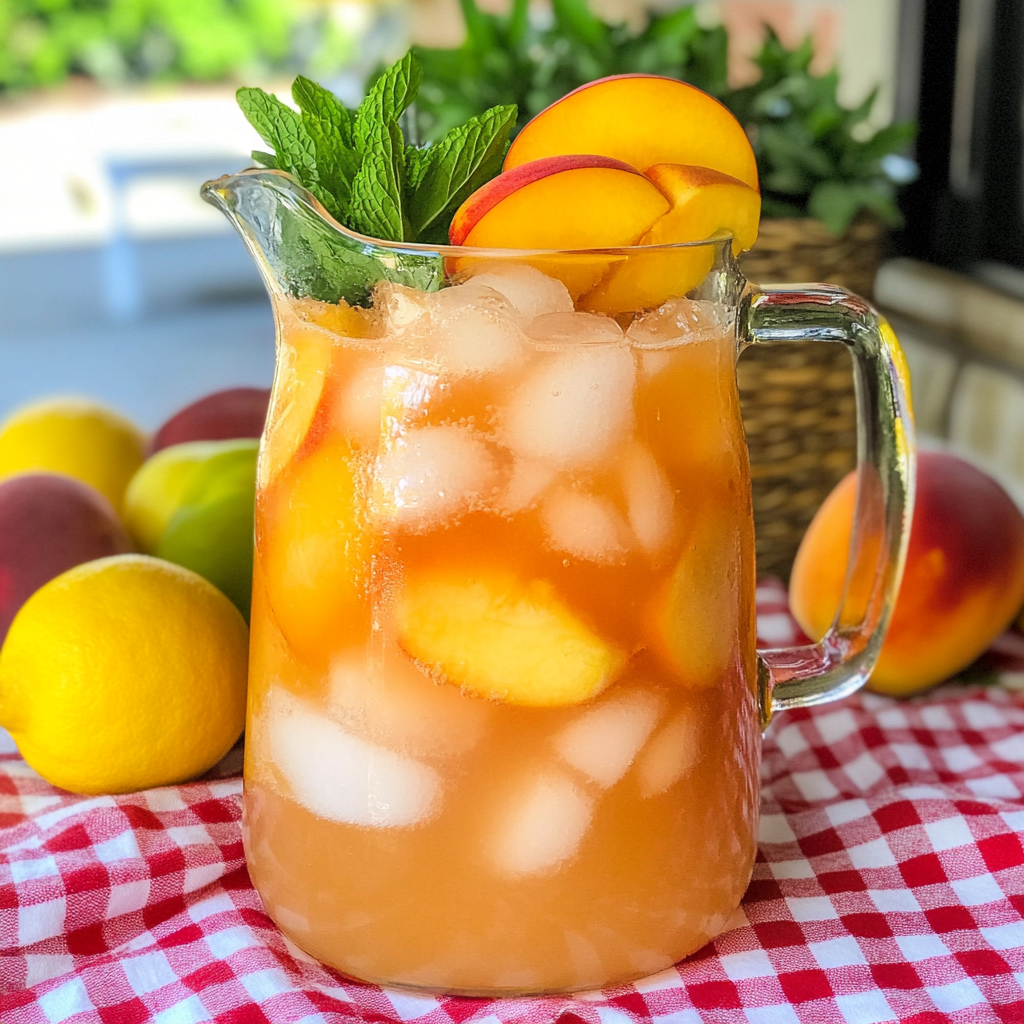 Refreshing Peach Honeysuckle Mocktail Recipe – A Perfect Summer Drink