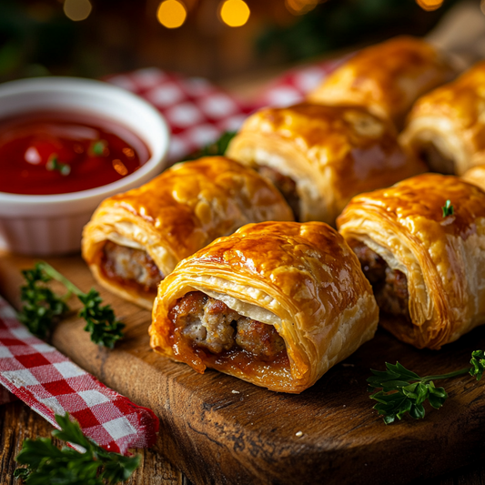 Puff Pastry Sausage Rolls