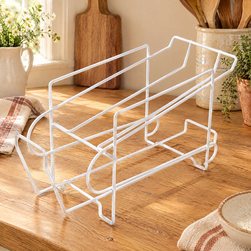 Roll Two-Level Can Rack
