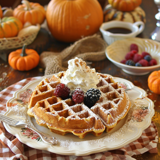 Pumpkin Spice Waffles Recipe