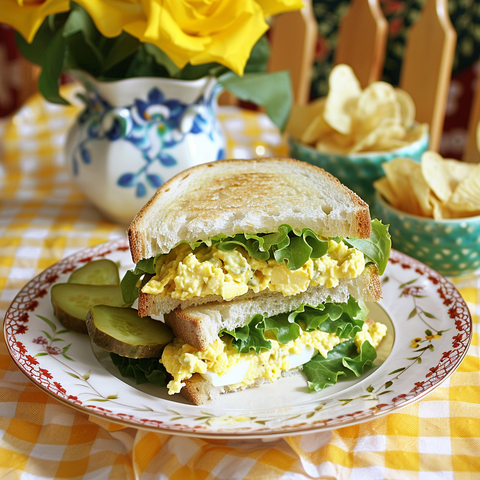 Classic Egg Salad Sandwich Recipe - Easy, Creamy, and Perfect for Lunch