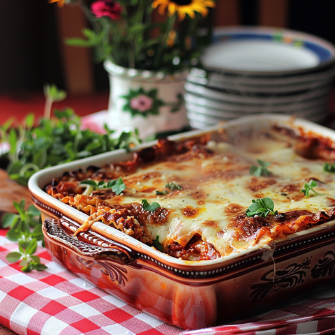 Classic Lasagna Recipe: Loaded with Cheeses, Ground Beef, and Marinara Sauce