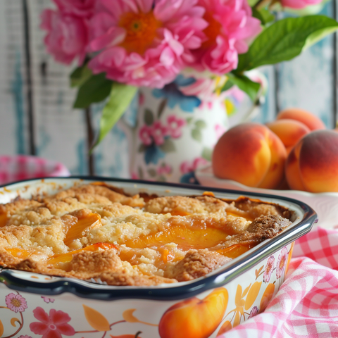 Easy Peach Cobbler Recipe – A Southern Classic Dessert with Fresh Peaches