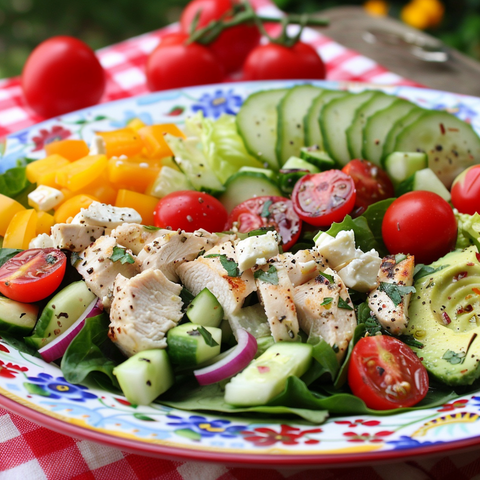 Chopped Chicken Salad: A Fresh and Colorful Summer Picnic Recipe