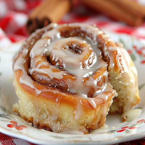 Cinnamon Rolls with Maple Syrup Glaze Recipe