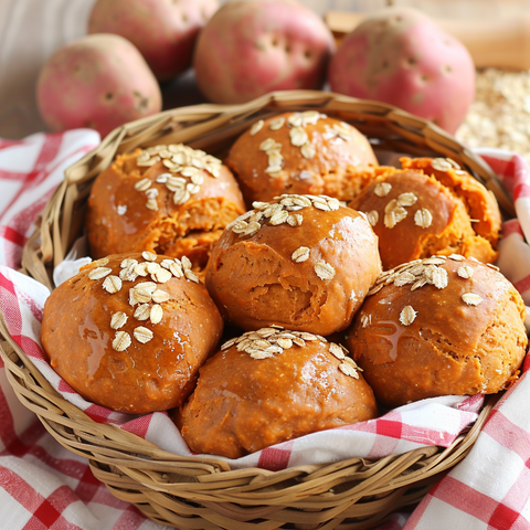 Sweet Potato and Oatmeal Rolls – Perfect for Fall Feasts