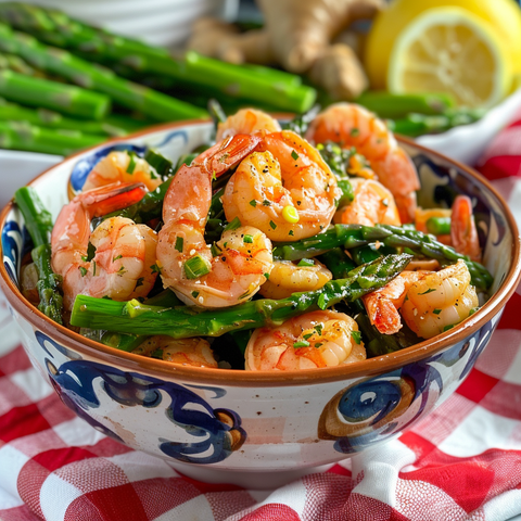 Shrimp and Asparagus Stir-Fry: A Fast, Flavorful Delight Meal