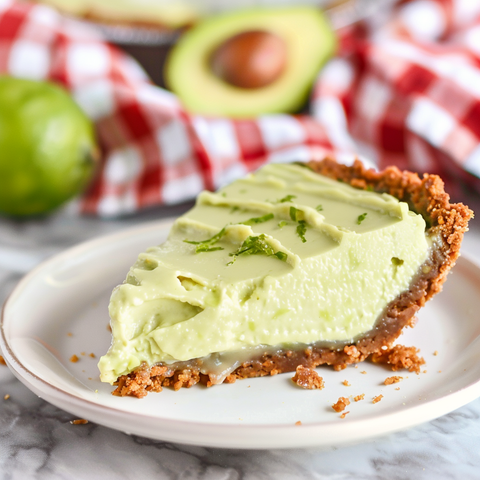 Vegan Avocado Key Lime Pie Recipe – No-Bake, Creamy, and Delicious