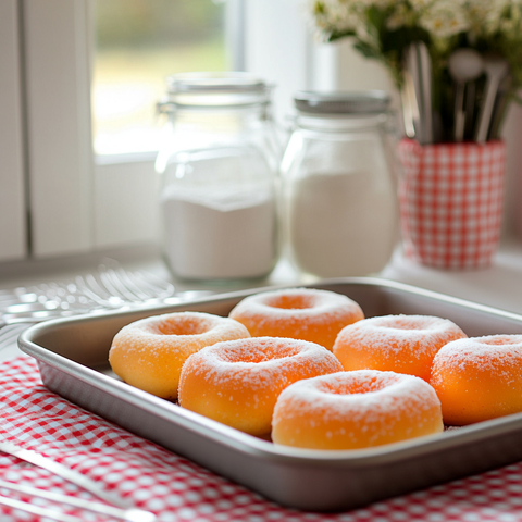 Fluffy Baked Donuts with Sugar Coating – A Healthier, Delicious Treat!