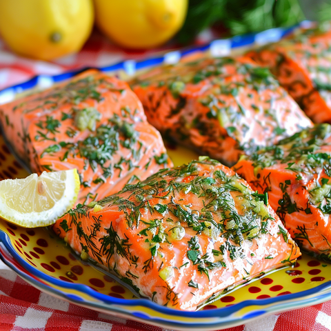 Herb-Infused Baked Sockeye Salmon Recipe - A Flavorful and Easy-to-Make Dish