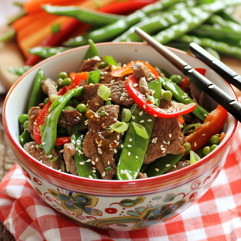 Quick Beef and Snow Peas Stir-Fry Recipe