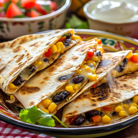 Quick & Easy Bean and Corn Quesadillas for a Healthy Family Meal