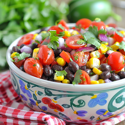 Vibrant Gluten-Free Black Bean and Corn Salad | A Refreshing and Healthy Recipe