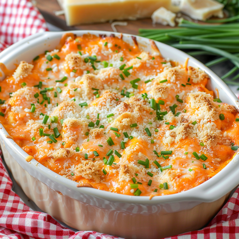 Buffalo Chicken Casserole - A Perfect Potluck Dish