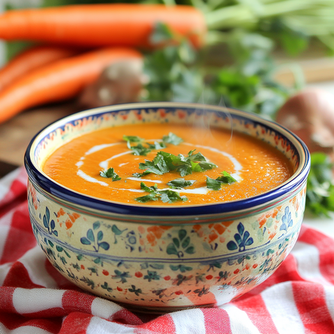 Creamy Carrot and Coconut Milk Soup Recipe - Delicious and Easy