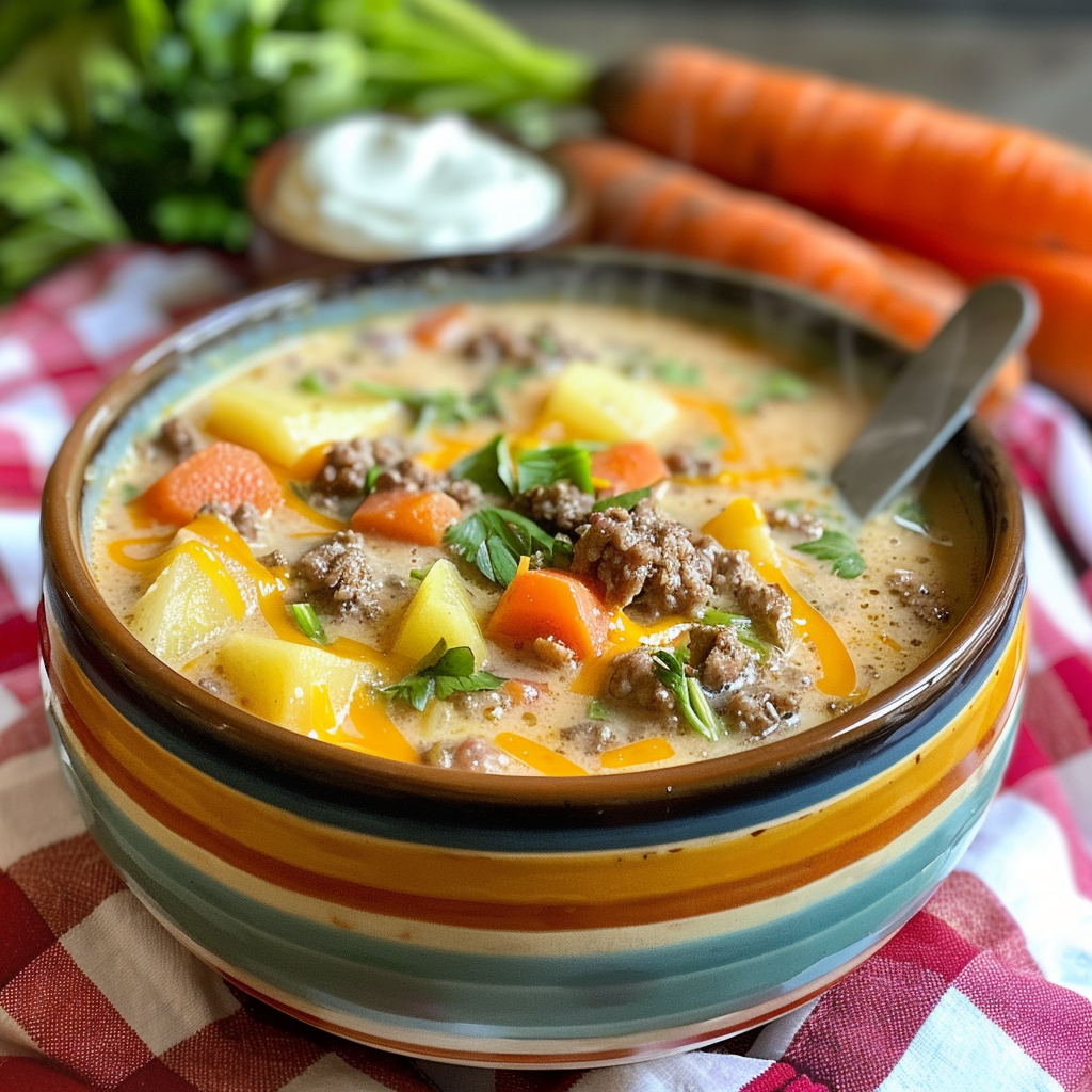 Cheeseburger Soup: Comfort Food with a Savory Twist