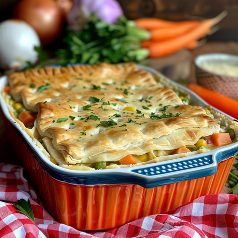 Chicken and Vegetable Pot Pie Casserole: A Comforting, Easy Meal