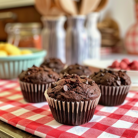 Decadent Chocolate Muffins - A Chocoholic's Delight