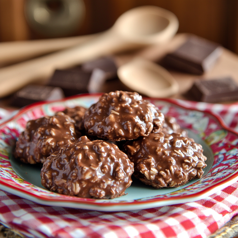 No-Bake Chocolate Oatmeal Cookies – Grandmother's Kitchen