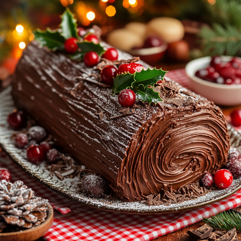 Traditional Yule Log