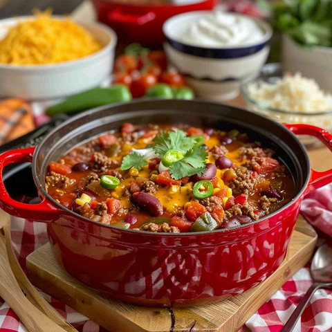 Classic Chili Recipe with Ground Beef or Turkey