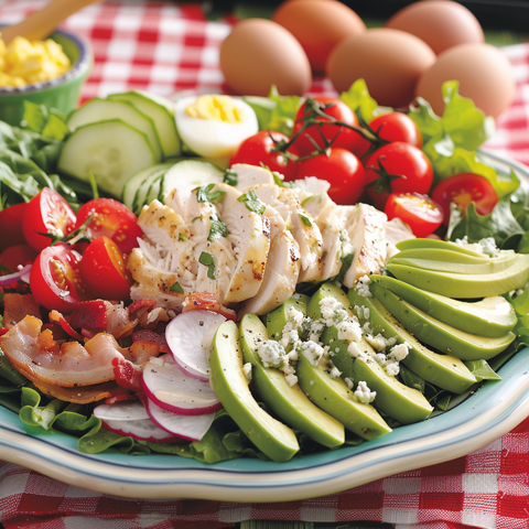 Perfectly Balanced Cobb Salad: A Delicious and Satisfying Meal for Any Occasion