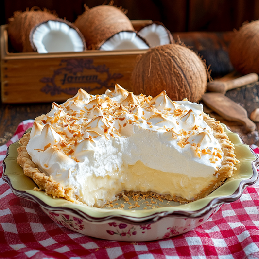 Coconut Cream Meringue Pie