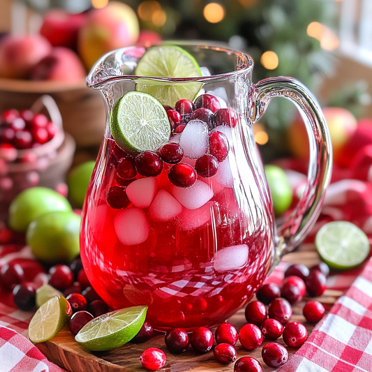 Cranberry Mocktail Recipe - Refreshing Non-Alcoholic Holiday Drink