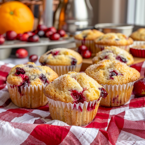 Cranberry Muffin Recipe - Tart and Sweet Homemade Muffins