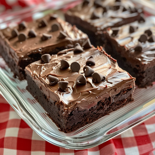 Double Chocolate Almond Brownies with Almond Flour and Applesauce - Rich, Easy, and Nutritious