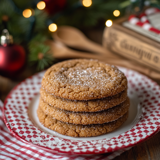 Simple Gingersnap Cookies