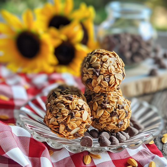 Granola Almond Butter Bliss Balls: Easy No-Bake Healthy Snack Recipe