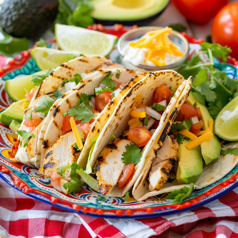 Flavorful Grilled Chicken Tacos with Fresh Salsa and Avocado