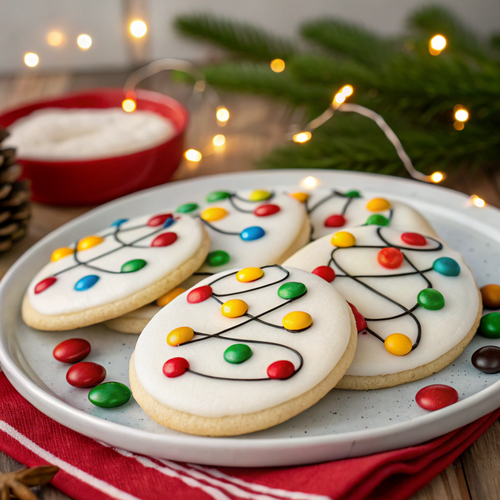 String Cookies Holiday String Light Sugar Cookies – Grandmother's Kitchen