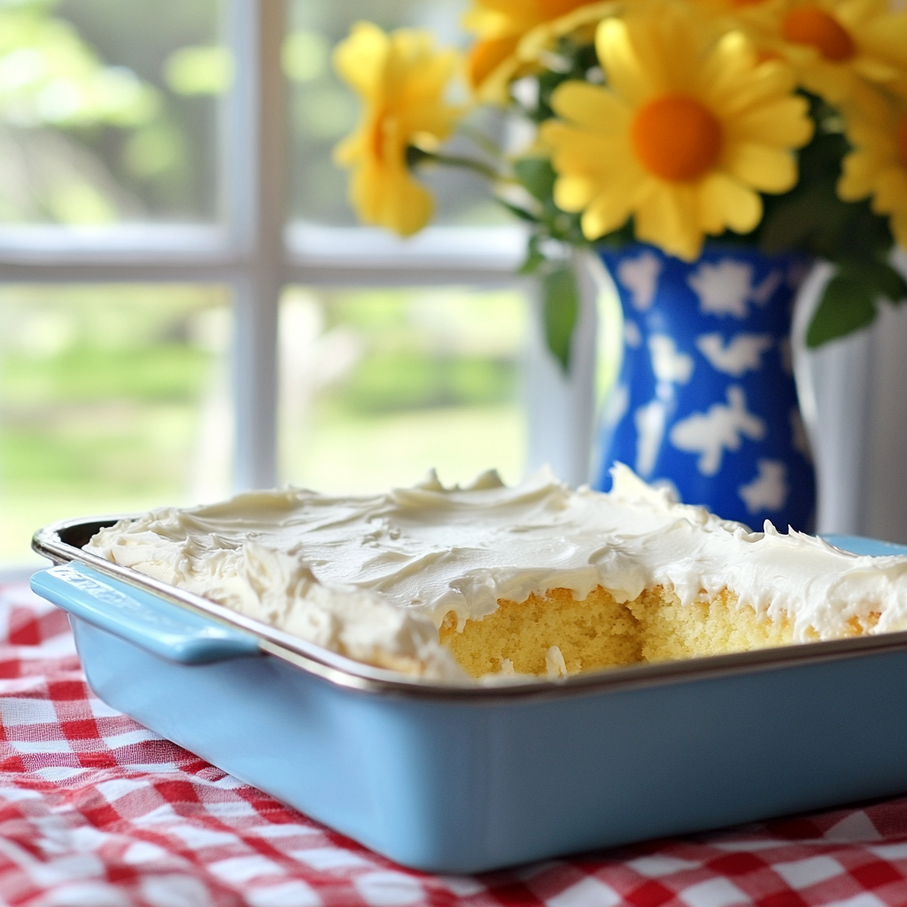 Easy Hot Milk Cake Recipe with Buttercream Frosting - A Traditional Family Favorite