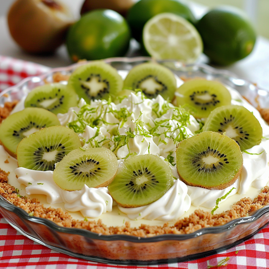 No-Bake Kiwi Lime Pie