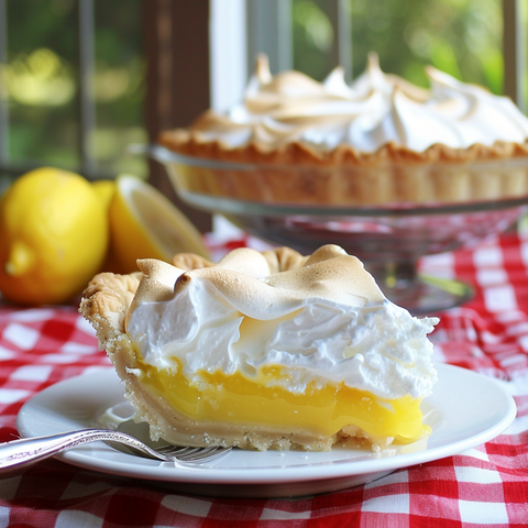 Vegan Lemon Meringue Pie with Aquafaba Meringue