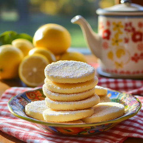 Perfect Lemon Shortbread Cookies