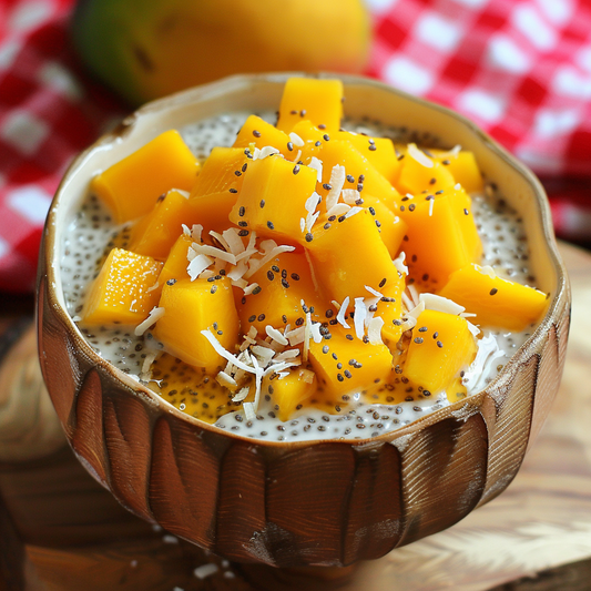 Mango Coconut Chia Pudding Recipe