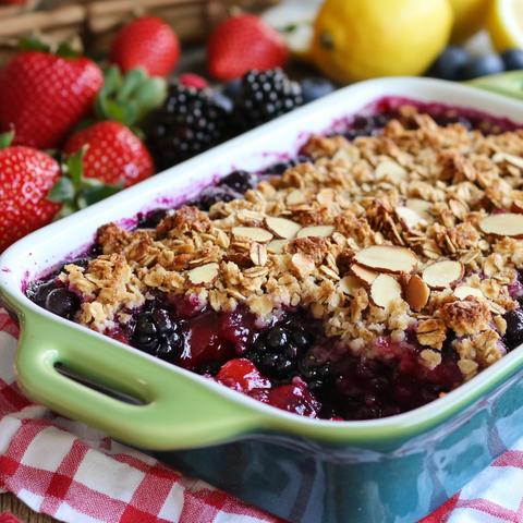 Easy Mixed Berry Crisp Recipe - Tangy and Crunchy Dessert for Any Occasion